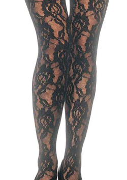 Halterlose Rosen Spitzen Strümpfe in diversen Farben