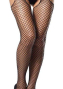 Straps-Look Grobnetz Strumpfhose schwarz